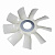 фото крыльчатка вентилятора 715 мм на двс евро-4 под эл/магнитную муфту / технотрон 21-301 