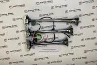 Сигнал пневматический 3-х рожковый 1 тоновый ( хромированный ) SEGER 